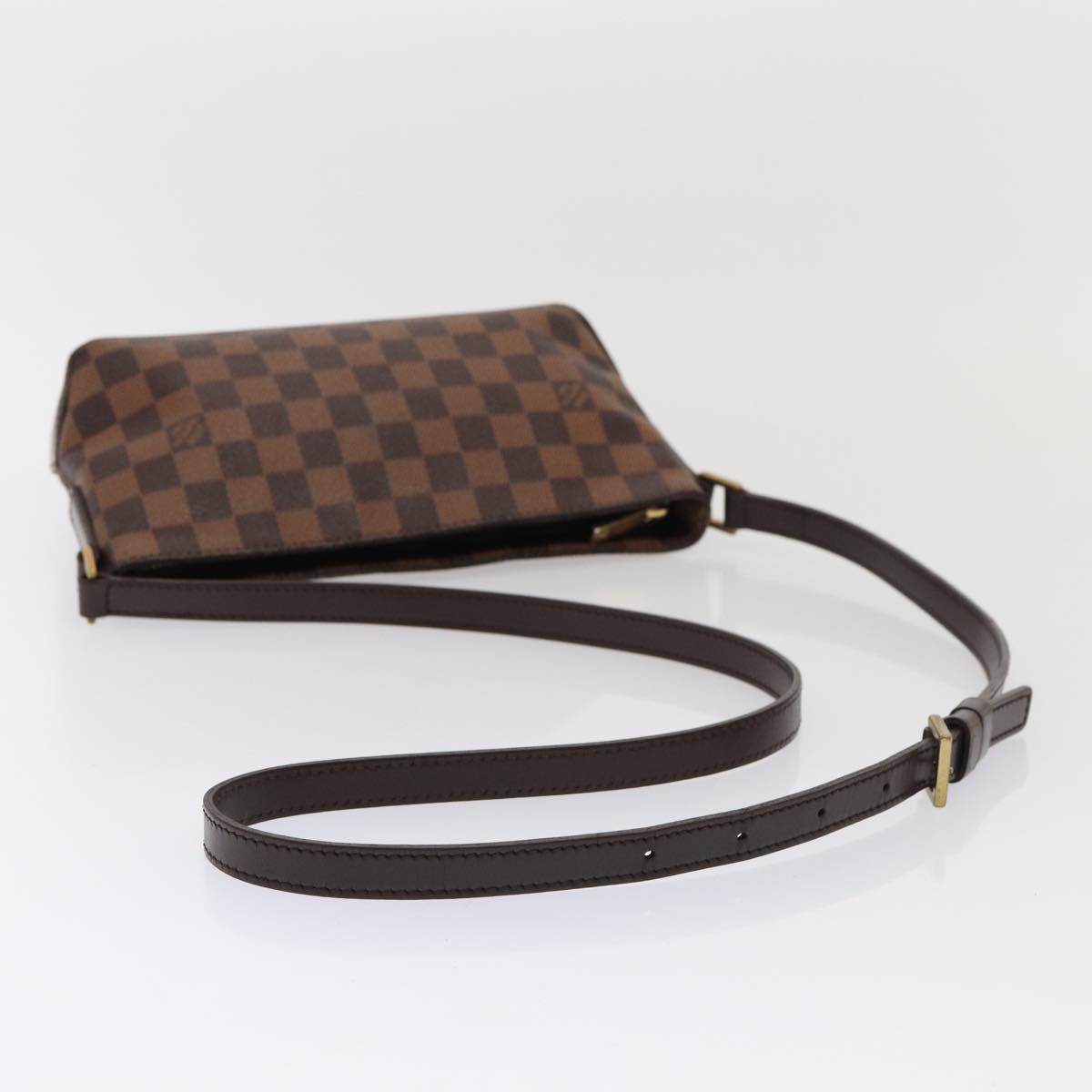 LOUIS VUITTON Damier Ebene Trotteur Shoulder Bag M51240 LV Auth 87972A