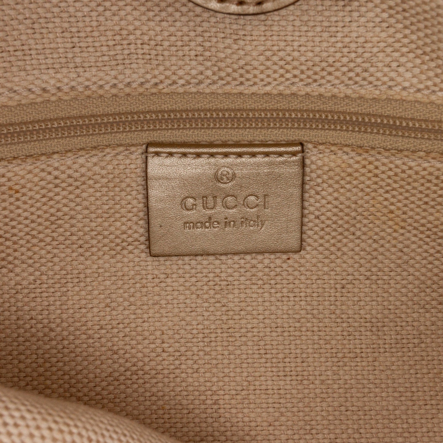 Brown Gucci GG Canvas Sukey Tote