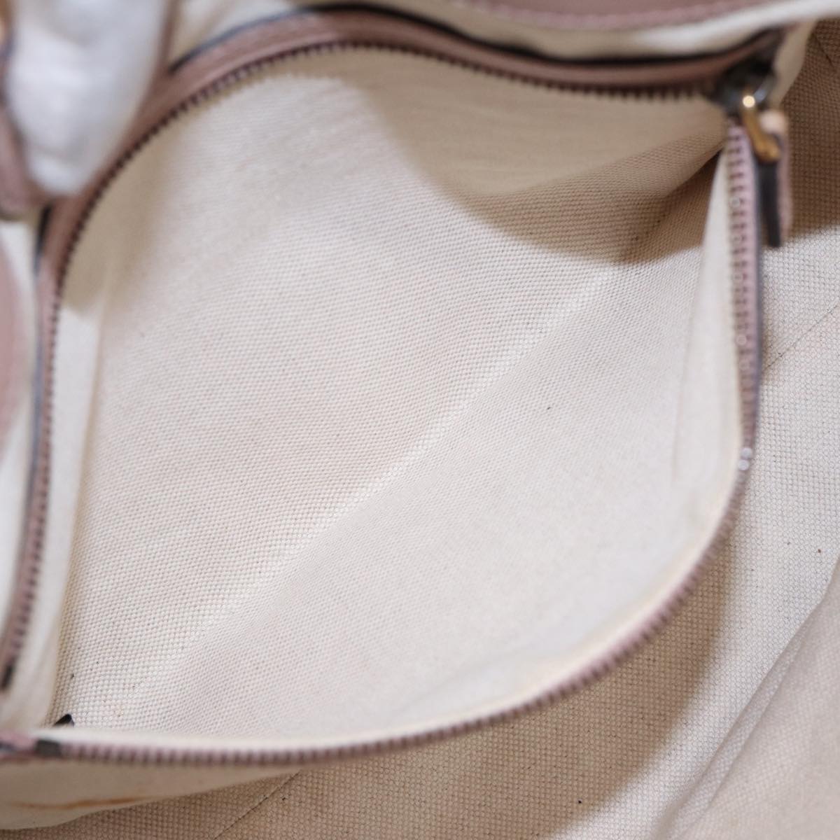 GUCCI GG Canvas Shoulder Bag Beige Gold 308604 Auth 88173