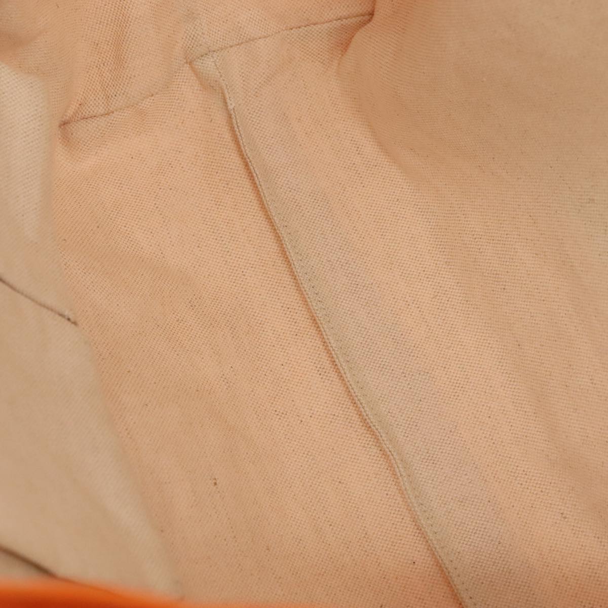 GUCCI GG Canvas Tote Bag Nylon Orange Silver 282439 Auth 88179