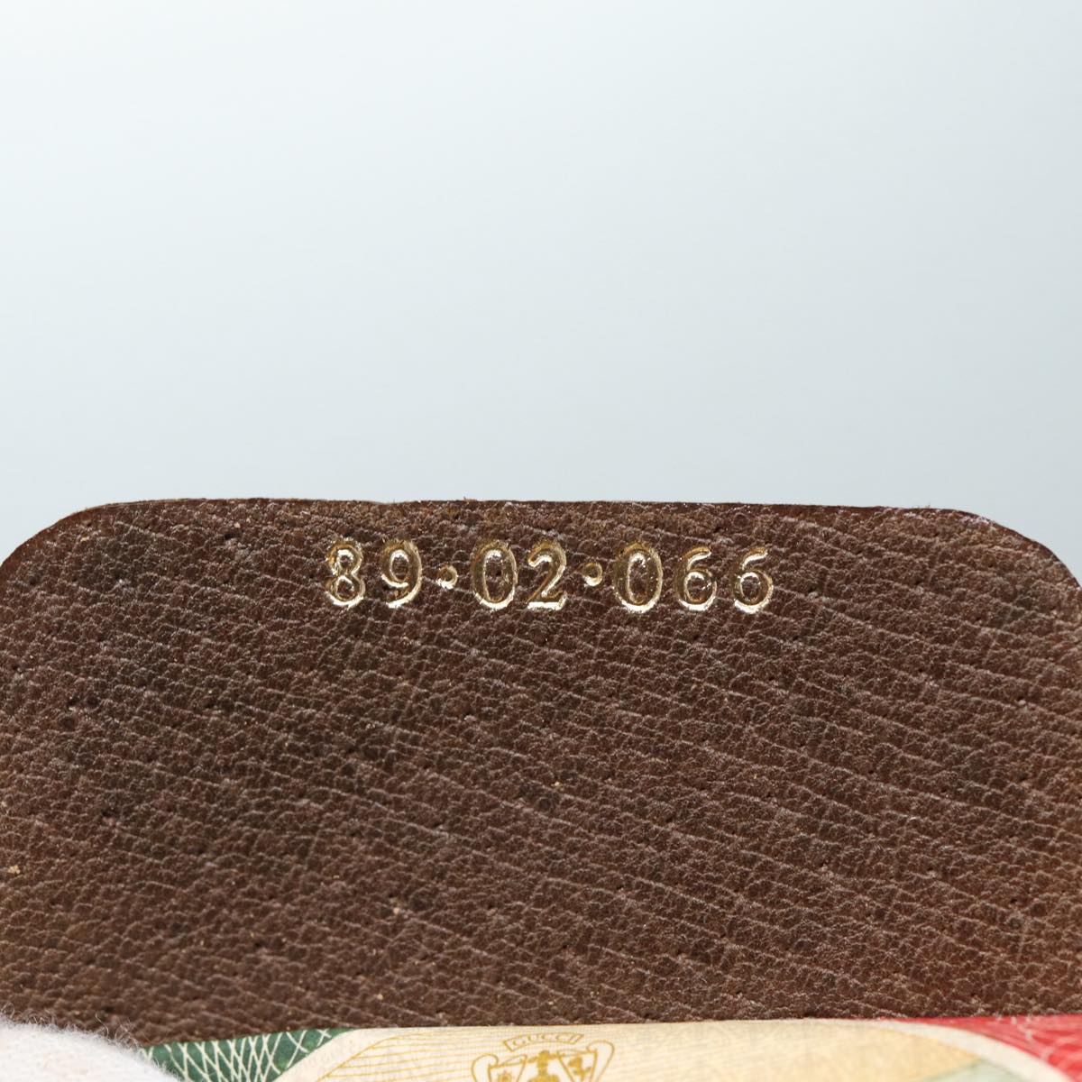 GUCCI GG Supreme Web Sherry Line Shoulder Bag PVC Beige 89 02 066 Auth 88405