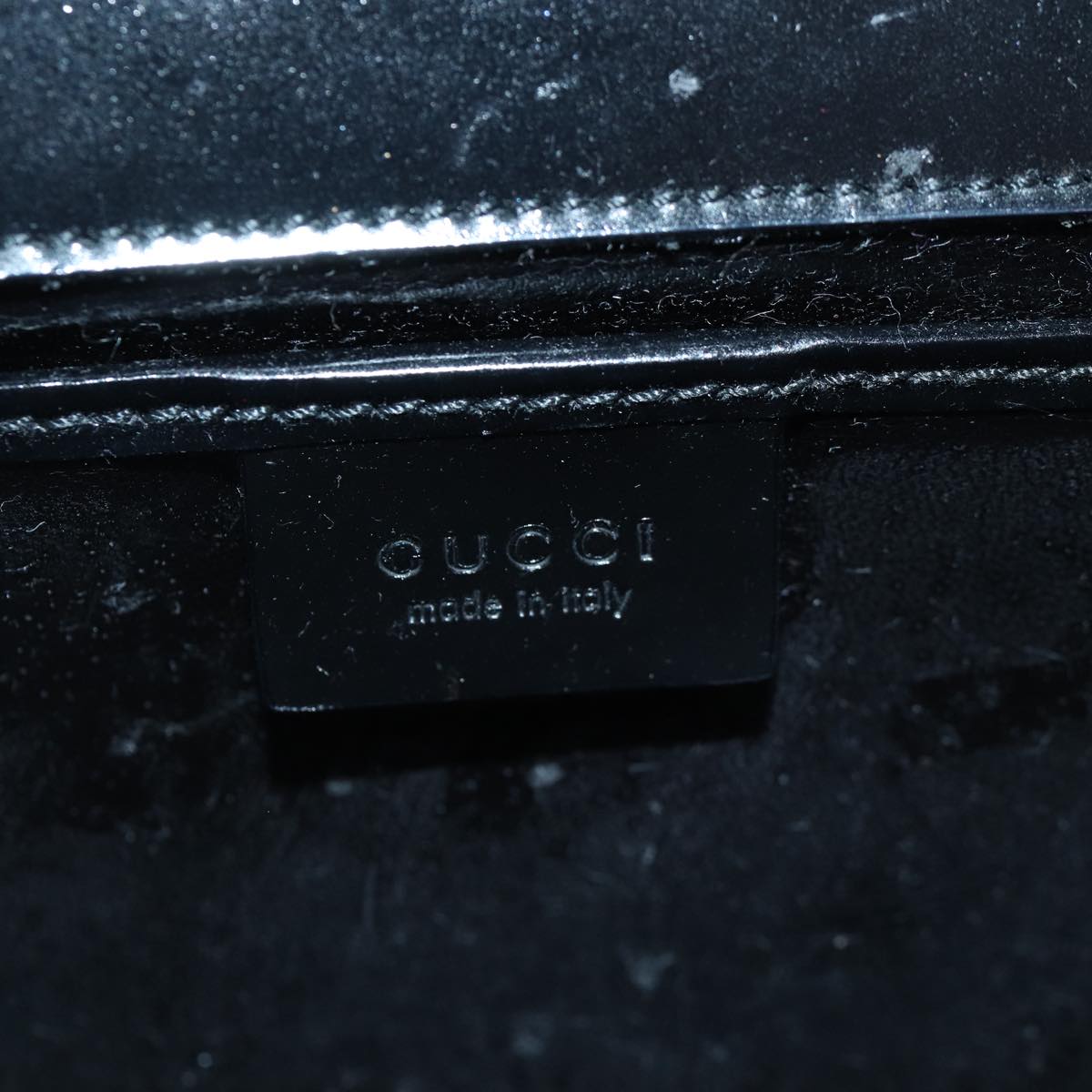 GUCCI Shoulder Bag Nylon Black 000 0810 Auth 88417