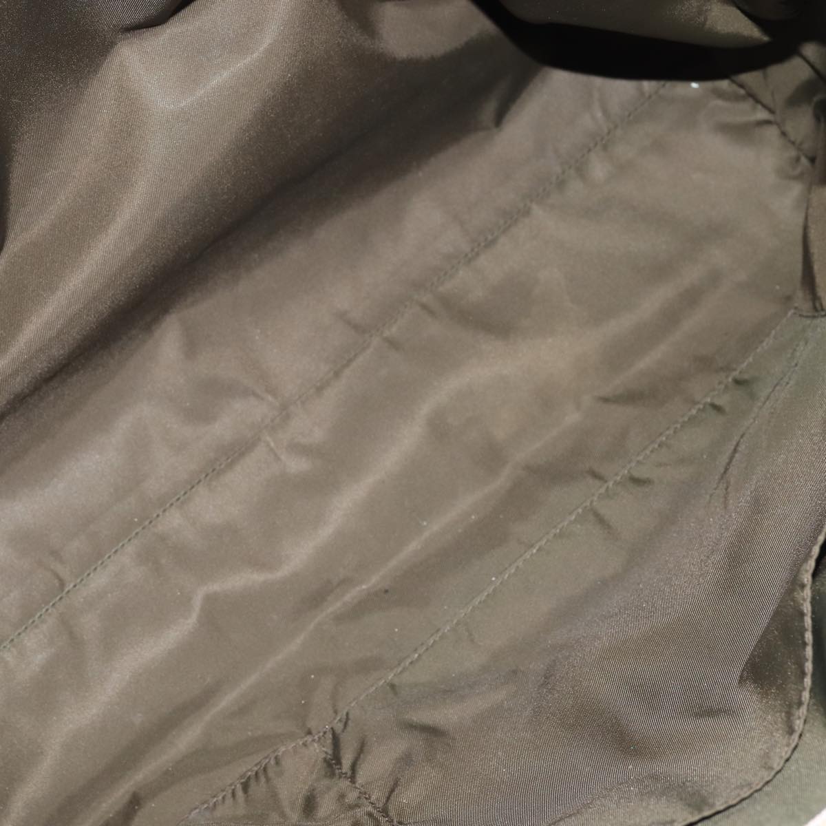 GUCCI GG Canvas Tote Bag Beige Silver 155524 Auth 88661
