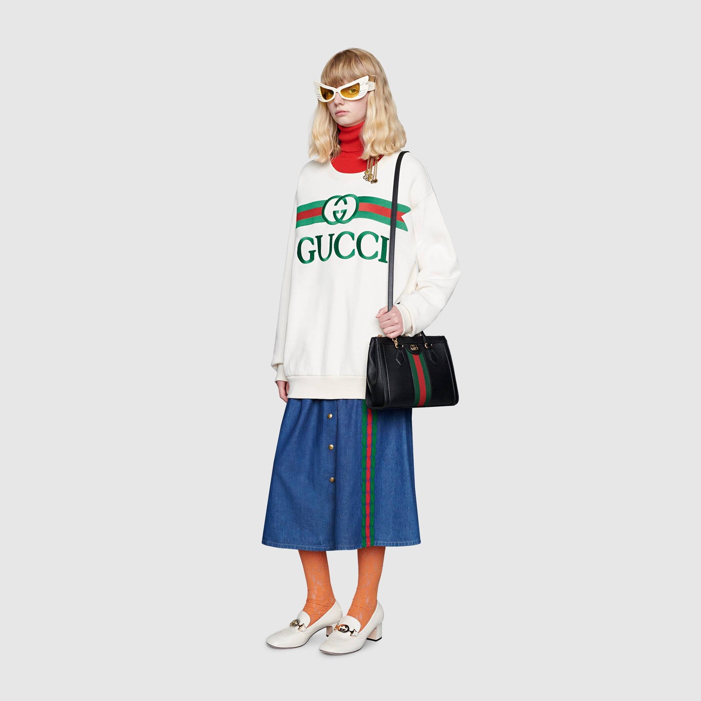 Gucci Ophidia Small Tote Bag Black