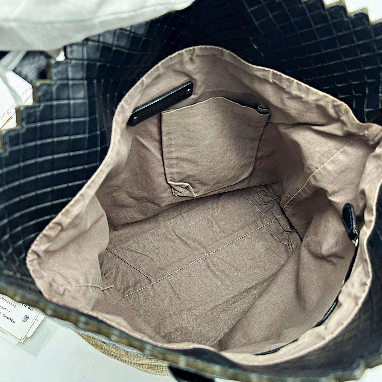 Brown Bottega Veneta Intrecciato Tote Leather LA1182