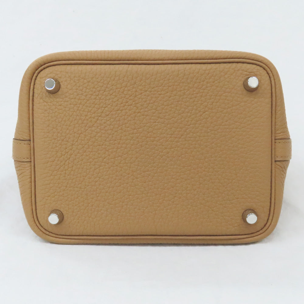 Hermes Picotin Lock PM 18 Chai clamens Silver U 2022 Manufacturing Handbag Leather Unisex Artwork Dutch Quality Woodwear