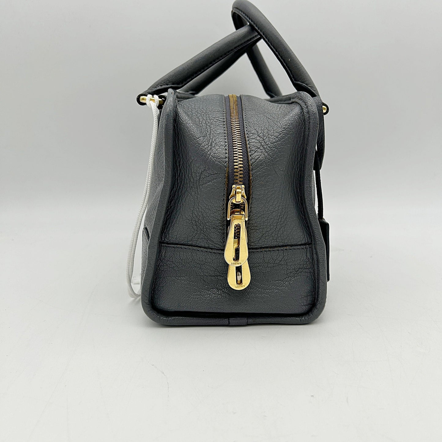 Loewe | Bags | Loewe Amazona 36 Bag Handbag Grey Leather Satchel Lock Key LA4792