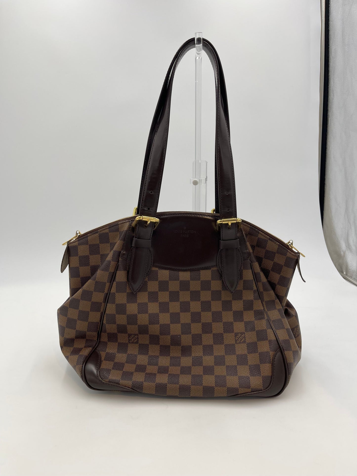 Louis Vuitton Damier Ebene Verona MM - Brown Shoulder Bags, Handbags AG376O