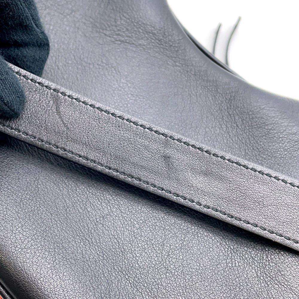 GUCCI Attaché Shoulder Bag Black/Red 699409 Leather Size Small