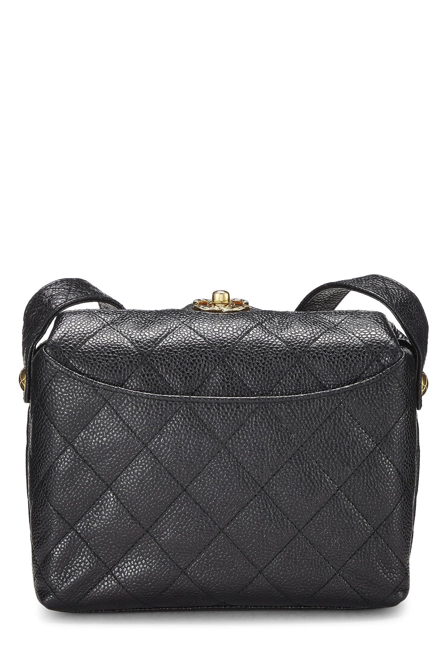 Chanel, Black Caviar Shoulder Bag, Black