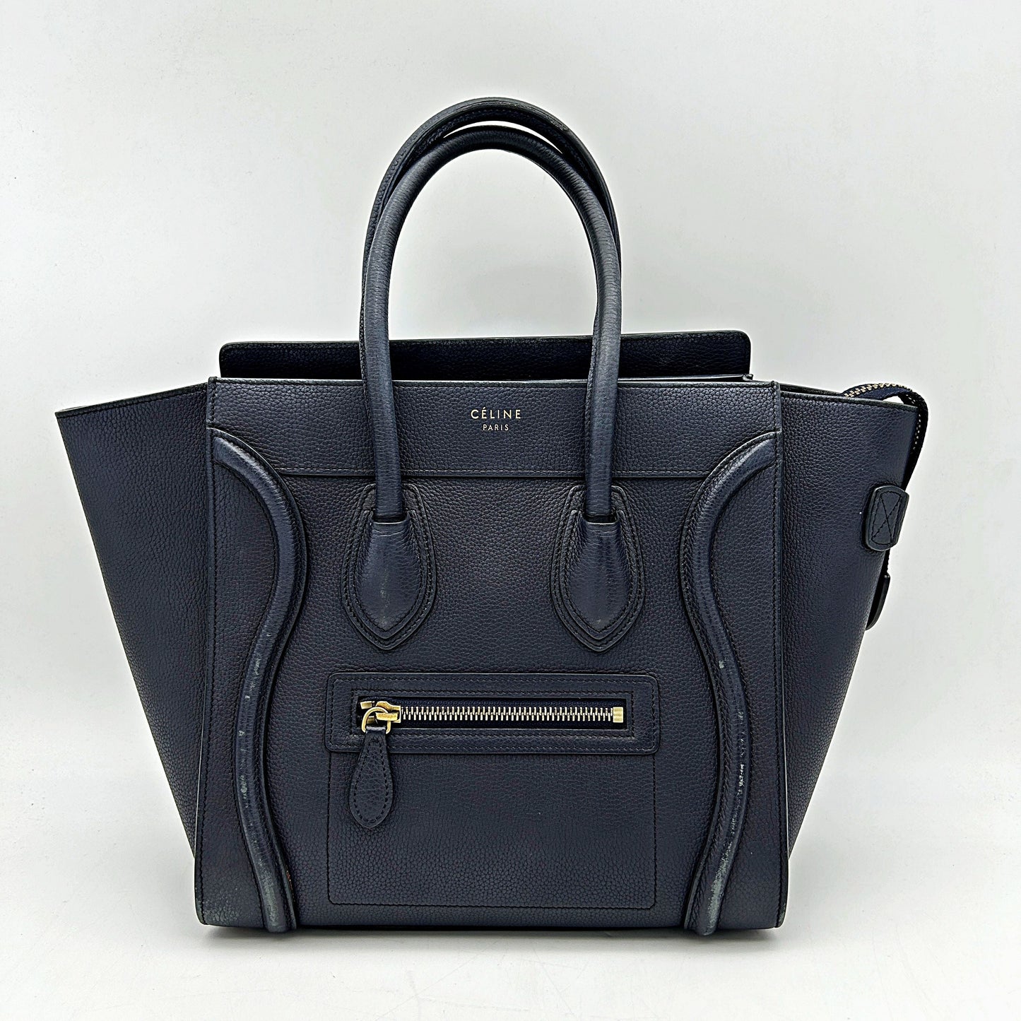 Celine Micro Luggage Tote - Blue Totes, Handbags LA32471