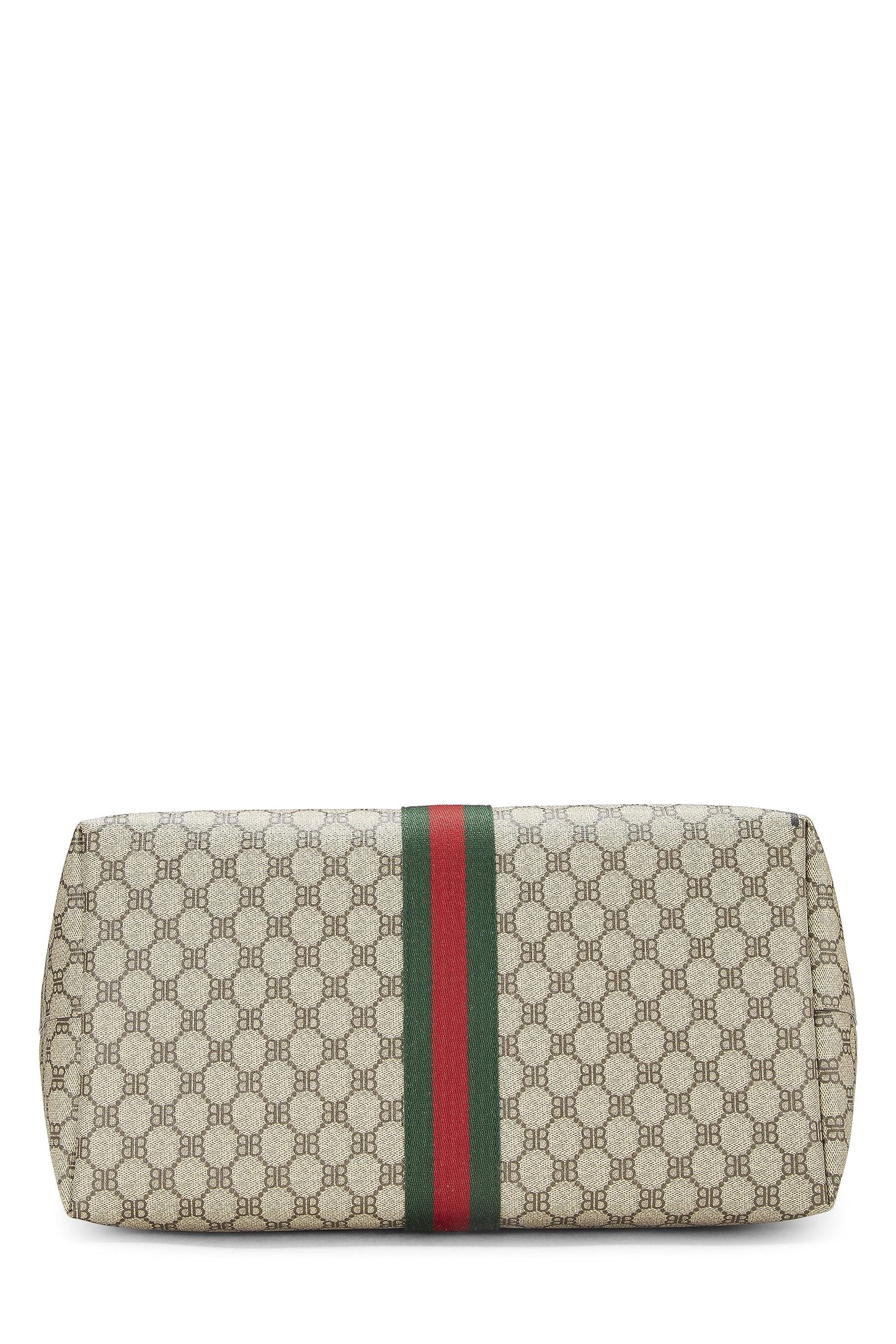 Balenciaga, Balenciaga x Gucci Beige Coated Canvas Hacker Graffiti Tote Large, Brown