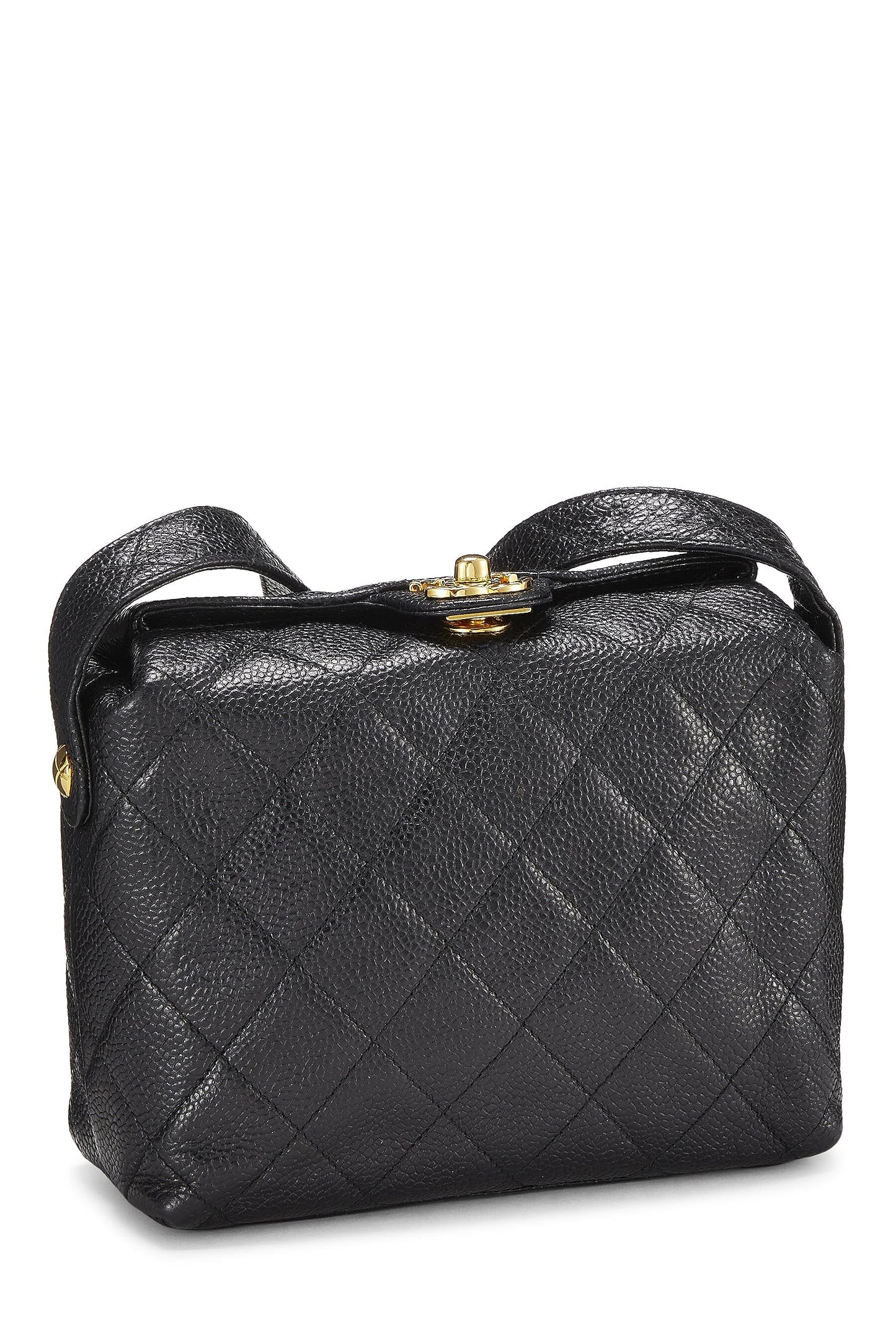 Chanel, Black Caviar Shoulder Bag, Black
