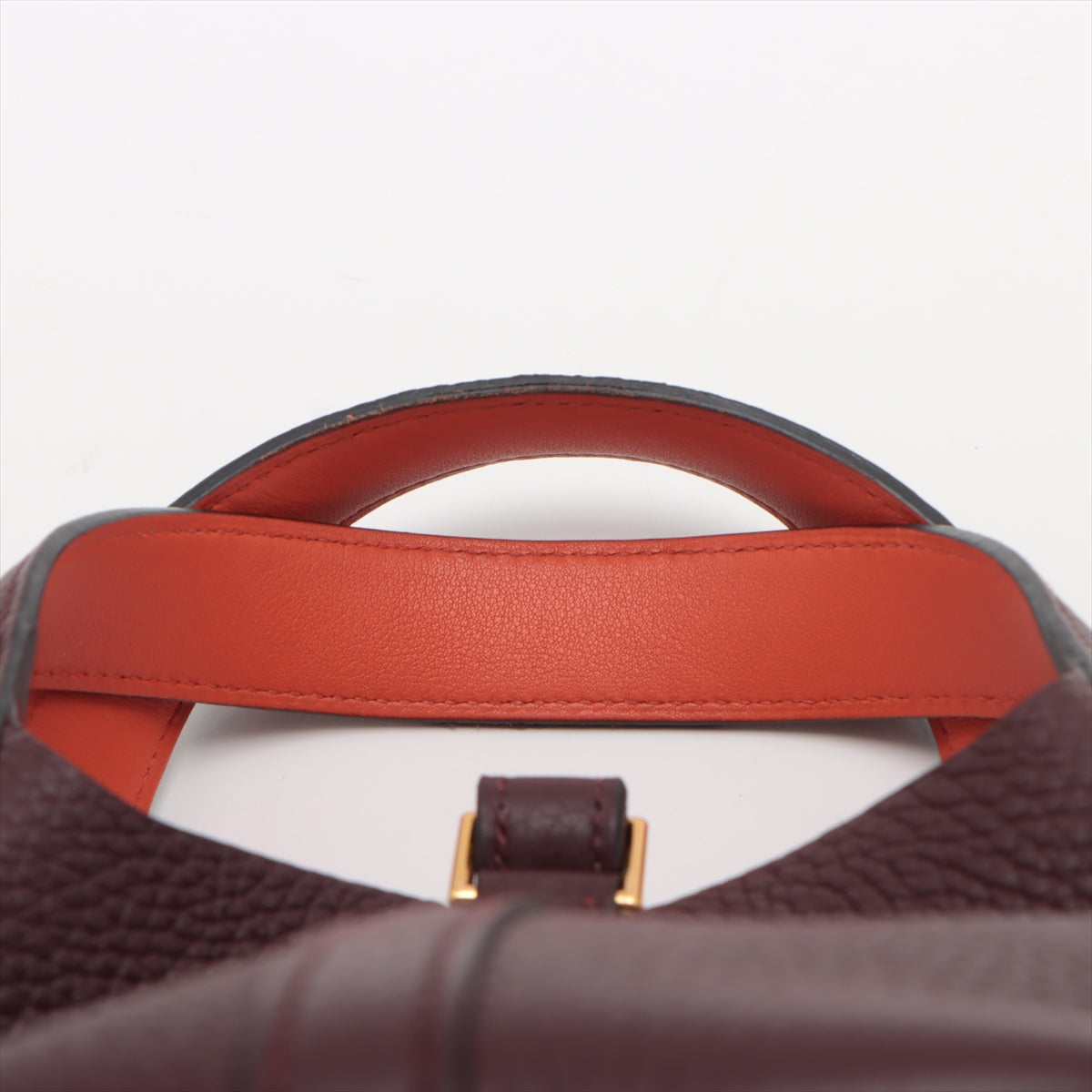Hermes Picotin Lock Eclat PM clamens Prune x Orange Poppy G X2016