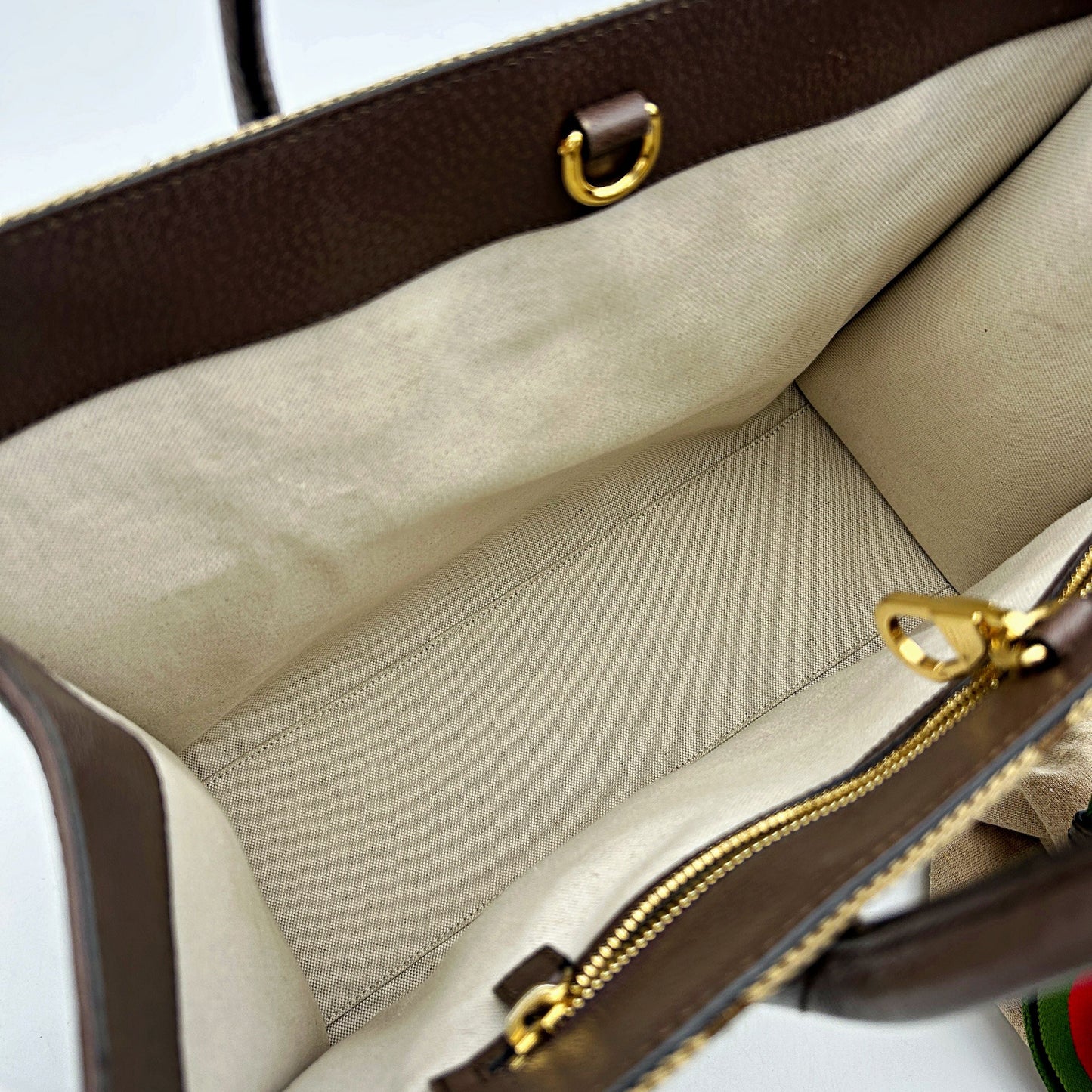 Gucci Beige Brown Canvas Jumbo GG Tote Bag Gucci LA45362