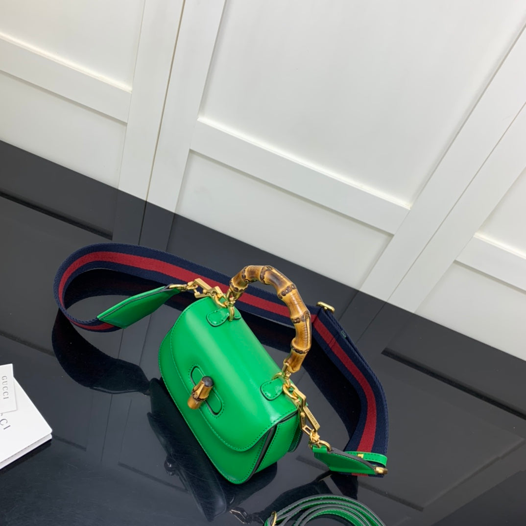 BOLSA GUCCI BAMBOO 1947 PEQUENA 17