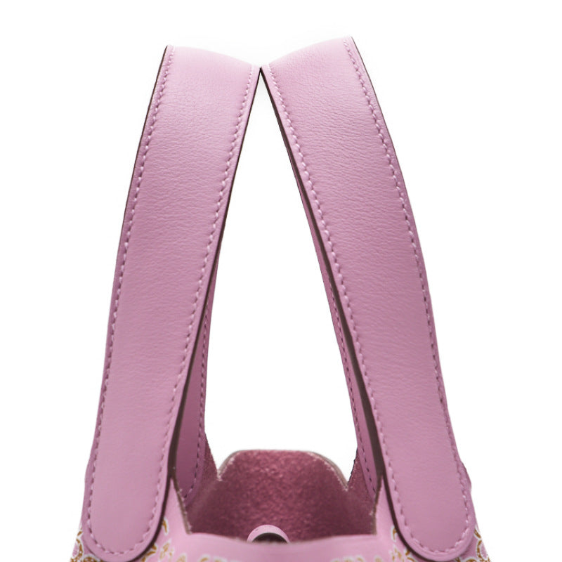 Hermes Picotin Lock PM Handbag Daisy Moovsilvestre Mauve sylvestre Handbag Handbag Ladies Handbags Hybrid Ladies Handbags Mauve sylvestre
