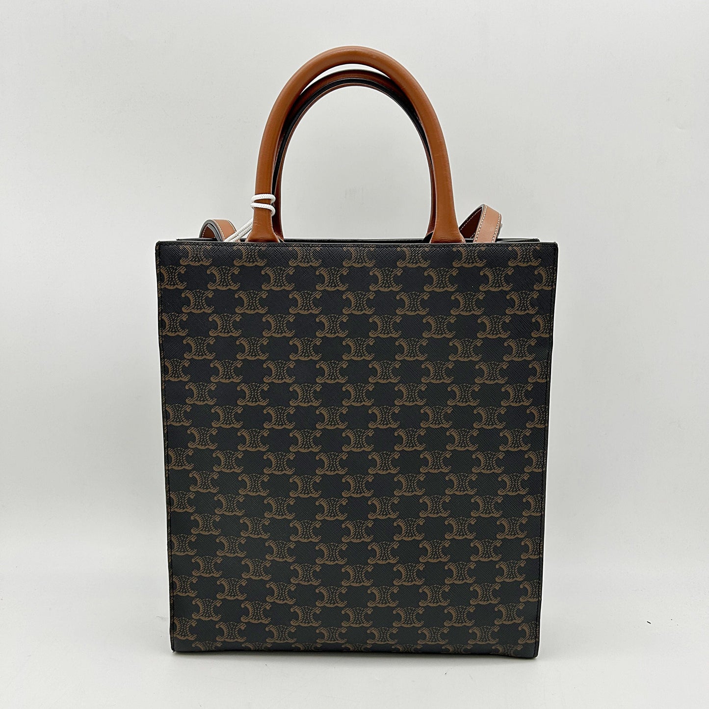 Celine 2021 Small Triomphe Vertical Cabas - Black Totes, Handbags LA36843