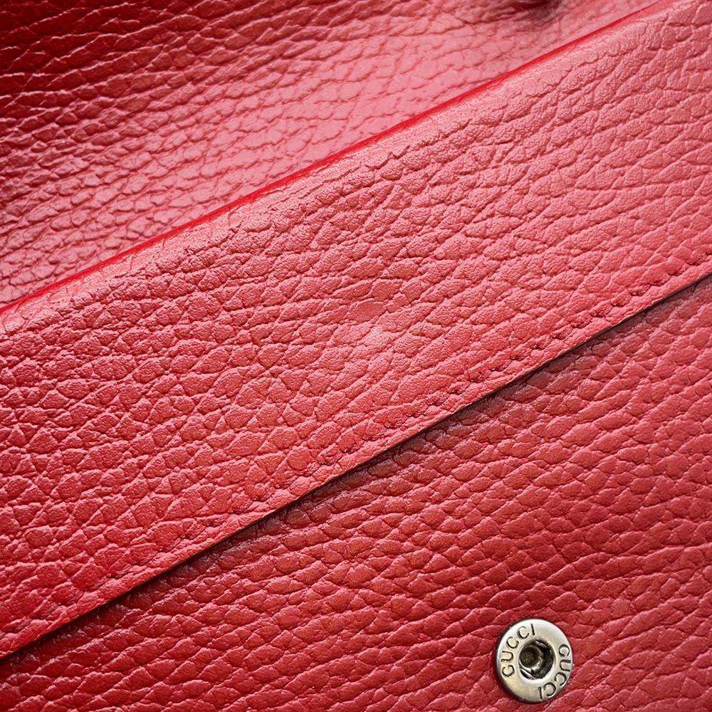 GUCCI Dionysus Chain Shoulder Bag Red 476432 Leather