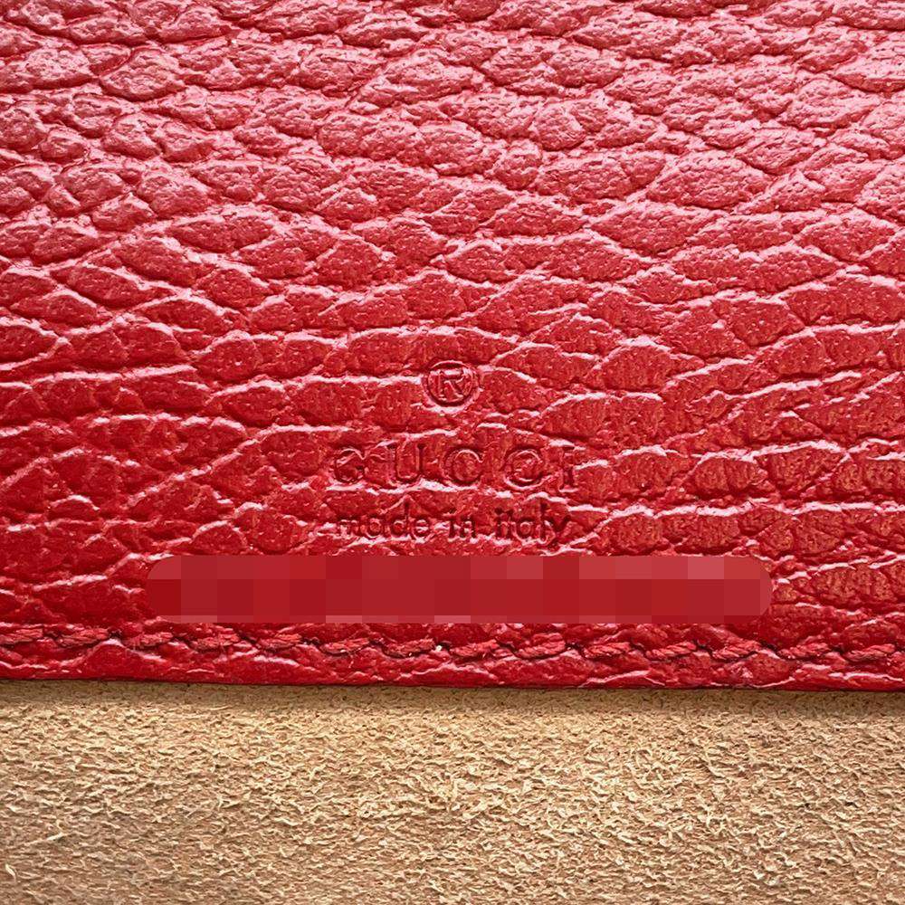 GUCCI Dionysus Chain Shoulder Bag Red 476432 Leather