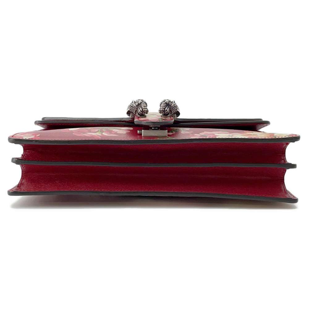GUCCI Dionysus Flower ChainShoulder Red 400249 Leather