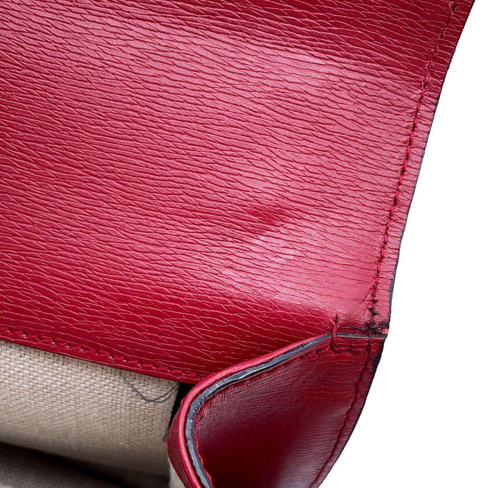 GUCCI Dionysus Flower ChainShoulder Red 400249 Leather