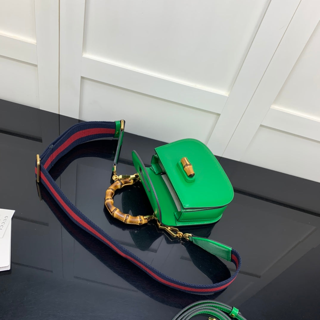 BOLSA GUCCI BAMBOO 1947 PEQUENA 17