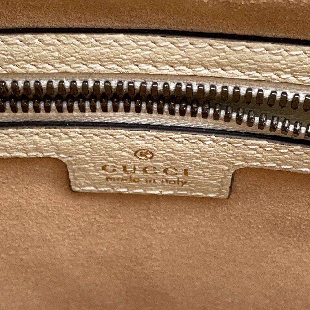 GUCCI Diana 2way Tote Bag Ivory/Green/Red 721080 Leather