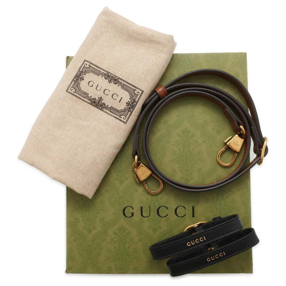 GUCCI Diana 2wayTote Bag Brown 739079 Leather Size Mini