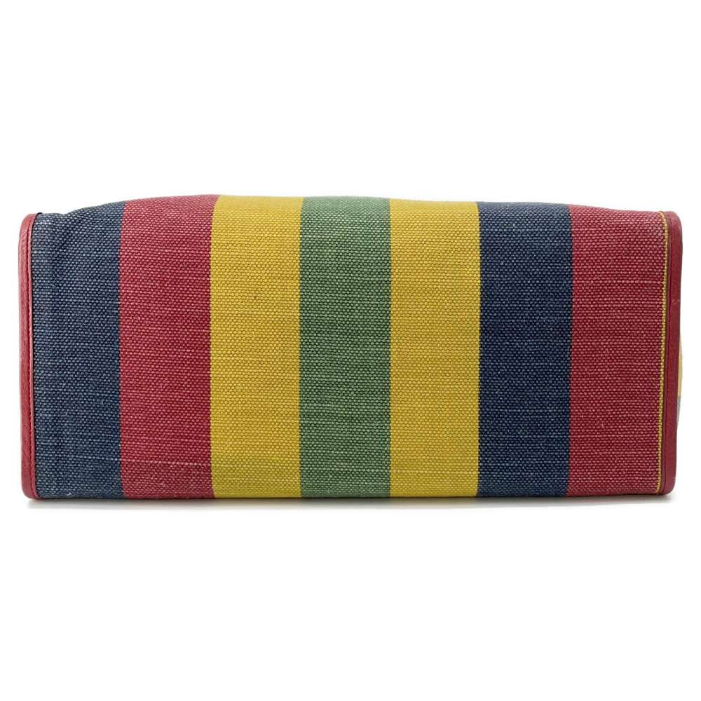 GUCCI Baiadera 2WAY Tote Bag Multicolor 630358 Canvas Leather