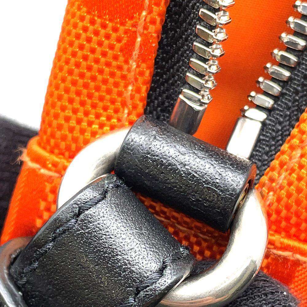 GUCCI GG Canvas Off the Grid 2way Shoulder Bag Orange/Black 625850 Nylon Leather
