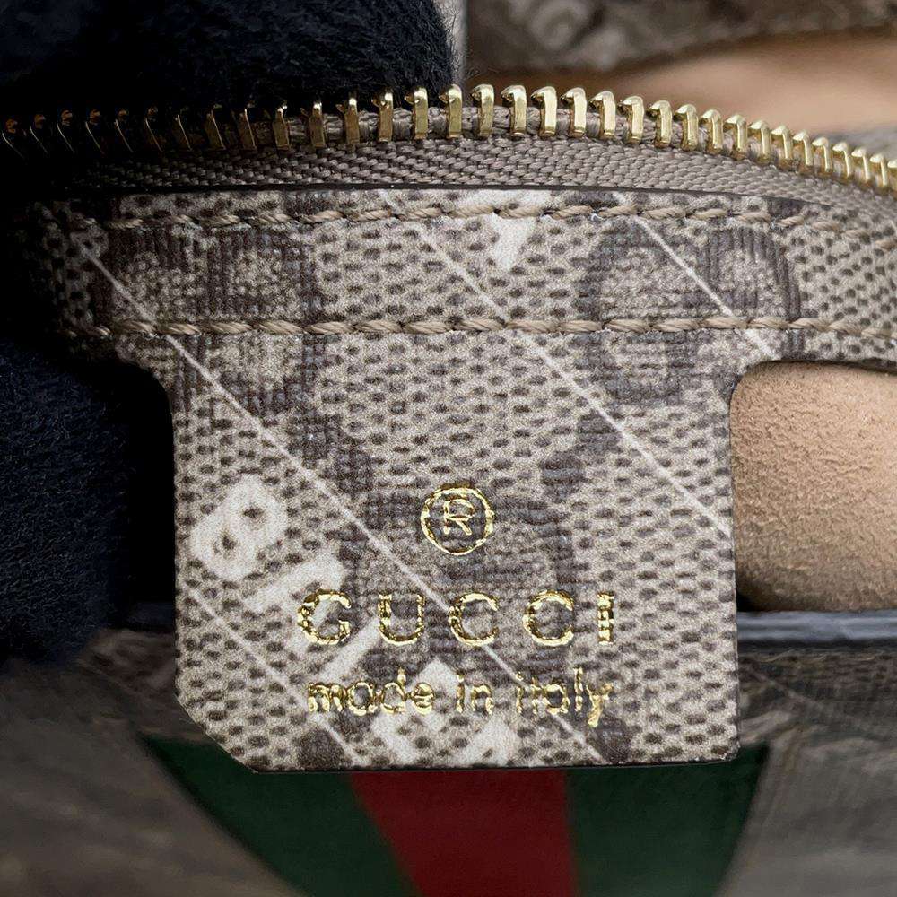 GUCCI Hacker Project Jackie 1961 Shoulder Bag Beige 636706 GG SupremeCanvas