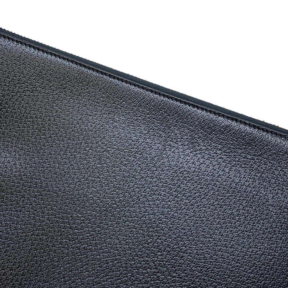GUCCI Animalier BEE Clutch Bag Black 523684 Leather