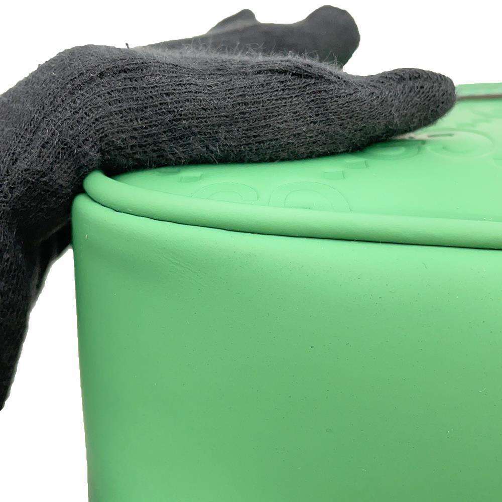 GUCCI GG rubber effect Mini Shoulder Bag Green 771321 Rubber