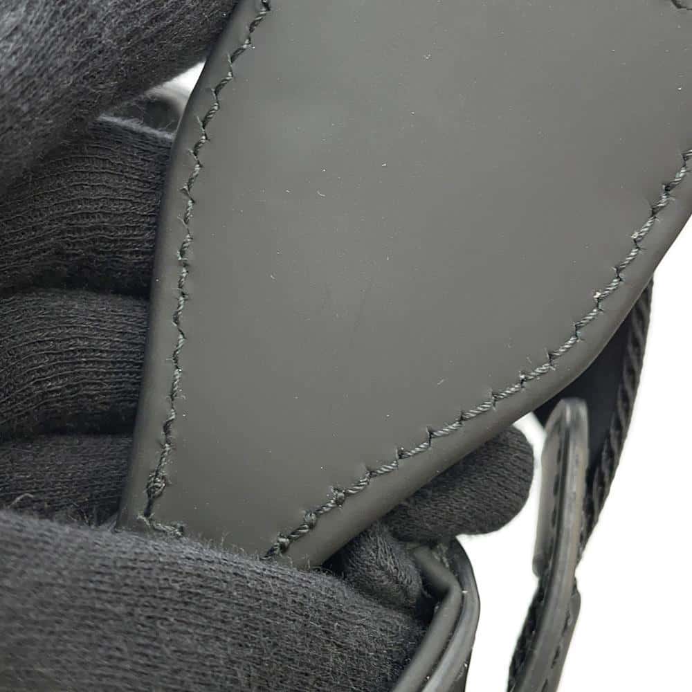 GUCCI 2way Shoulder Tote Black 771238 Rubber effect leather