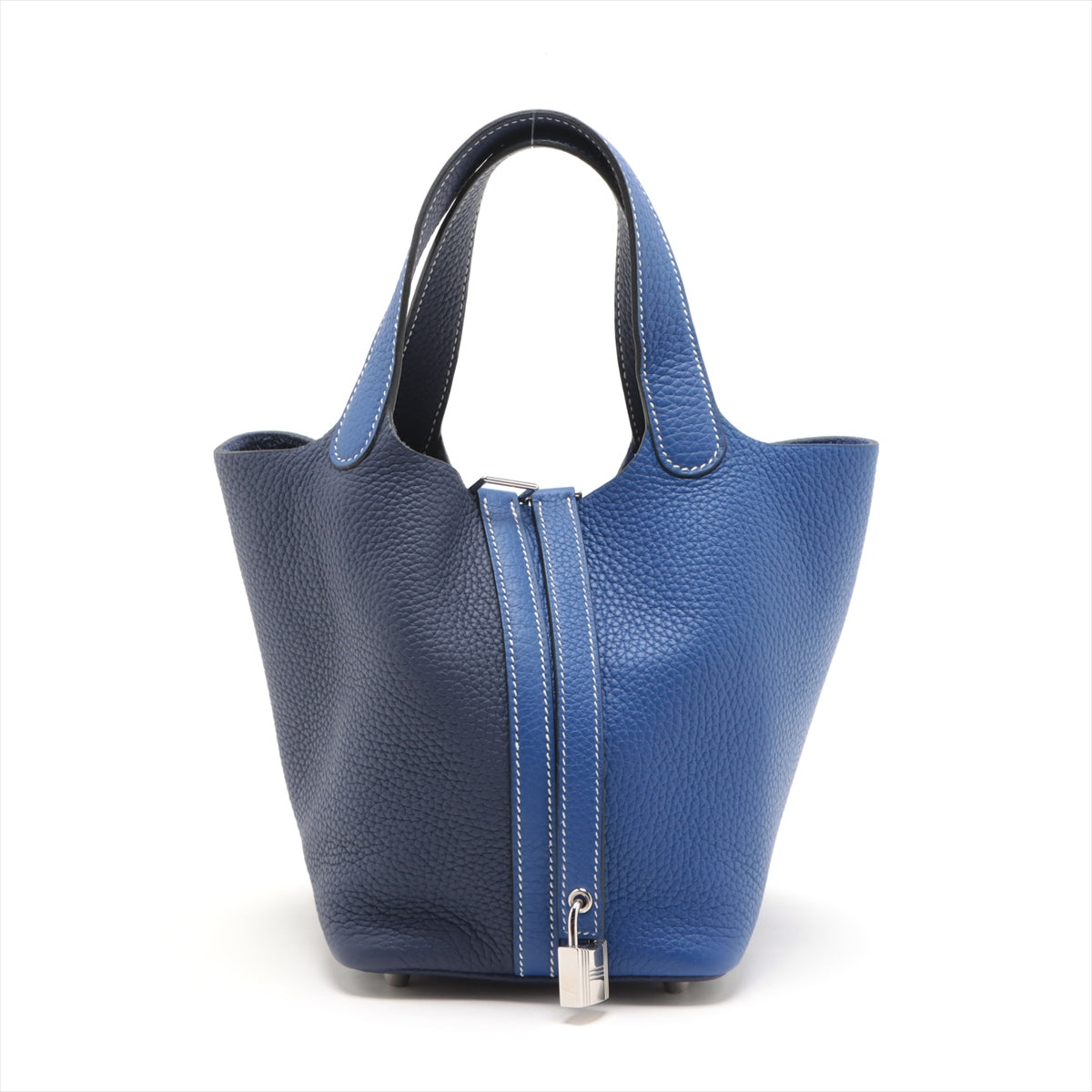 Hermes Picotin Lock Kazak PM clamance Blue Electric X Blue Anchor Silver Z 2021