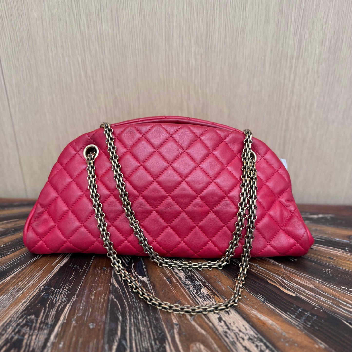 Chanel Medium Just Mademoiselle - Red Shoulder Bags, Handbags