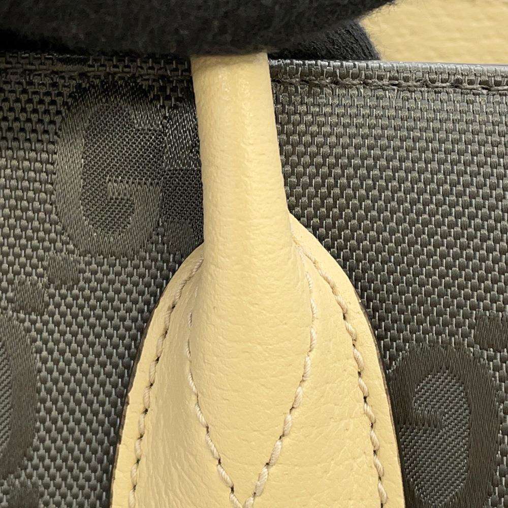 GUCCI Off the Grid Tote Bag Beige/Gray 630355 Nylon Leather