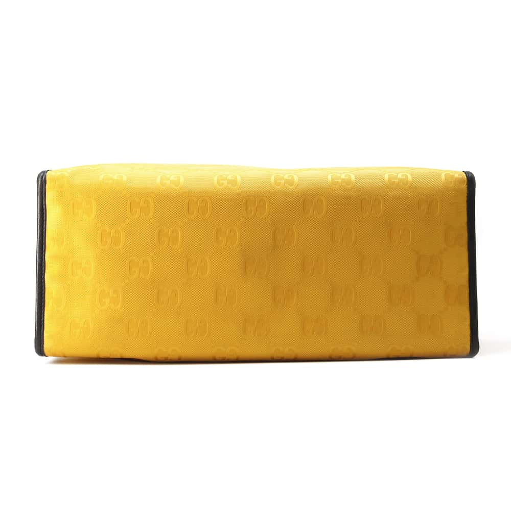 GUCCI Off the Grid 2way Tote Bag Yellow/Black 630353 Nylon Leather