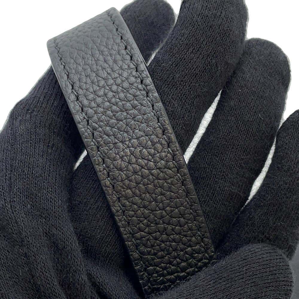 GUCCI GG Supreme Shoulder Bag Black 768391 Leather Size Mini