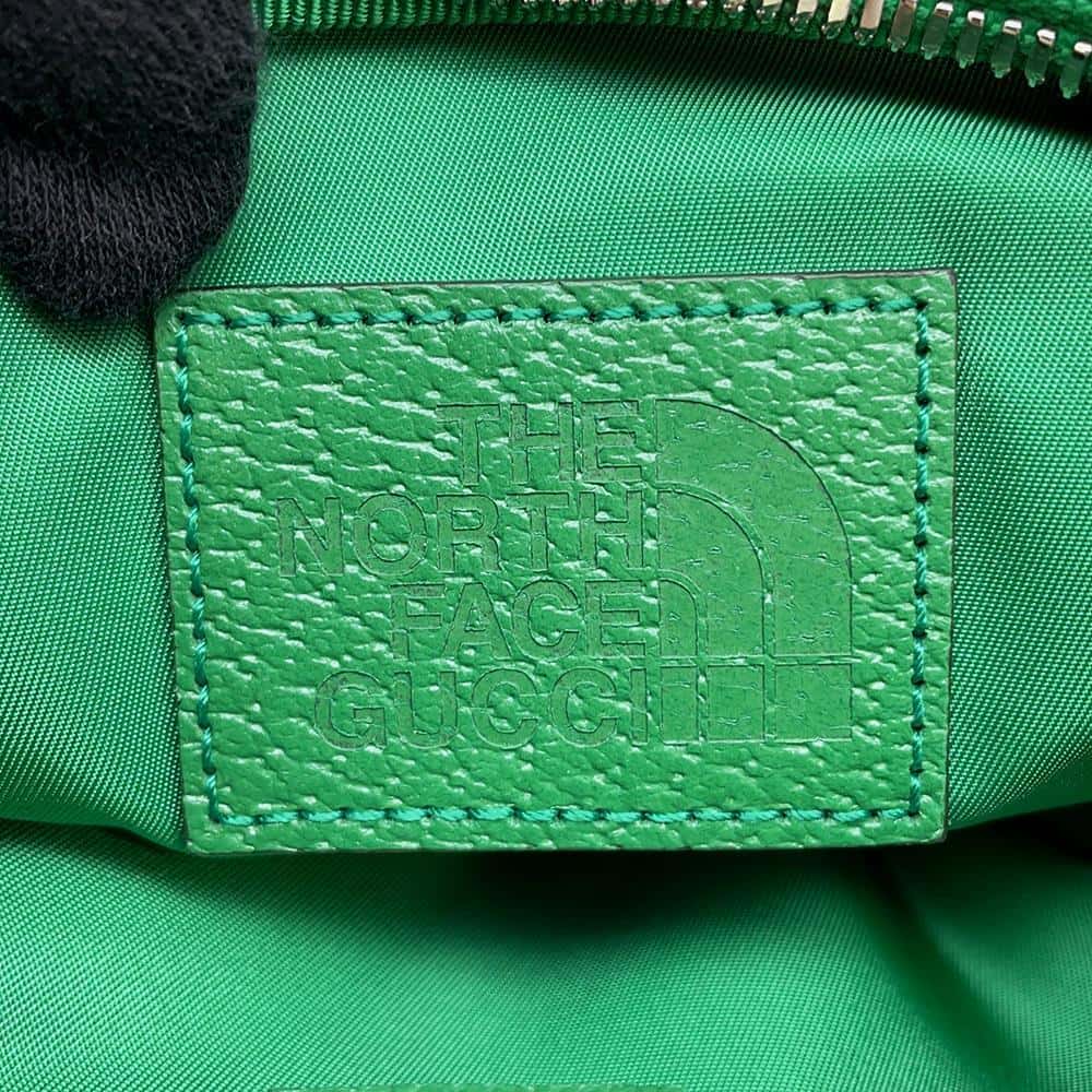 GUCCI North Face Collaboration Crossbody Bag Black/Multicolor 650299 Nylon