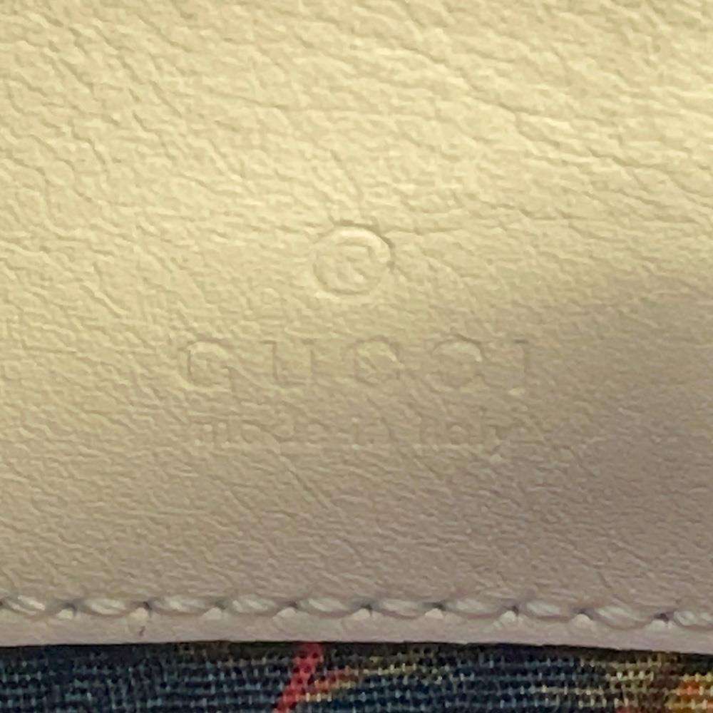 GUCCI Candy Motif Micro GG Shoulder Bag White 564580 PVC Leather