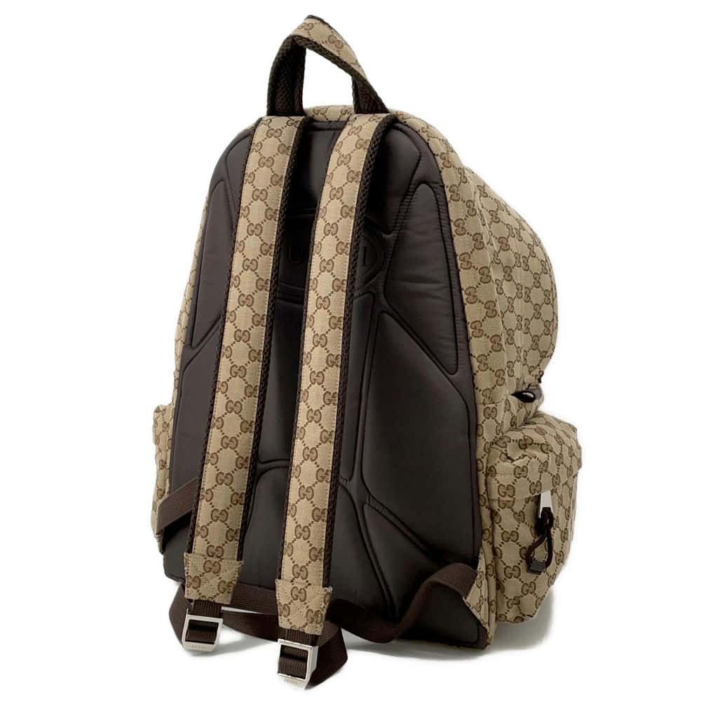 GUCCI Large Backpack Beige 800182 GG Canvas