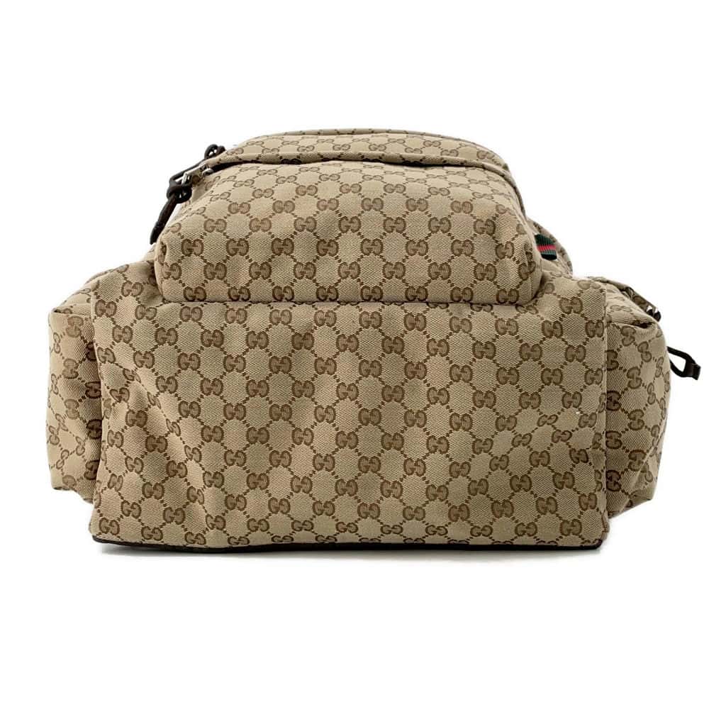 GUCCI Large Backpack Beige 800182 GG Canvas