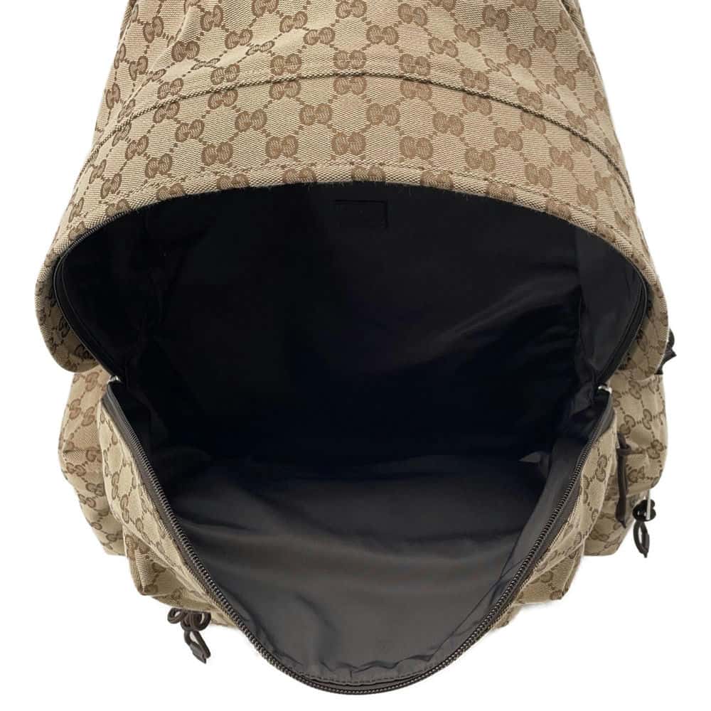 GUCCI Large Backpack Beige 800182 GG Canvas
