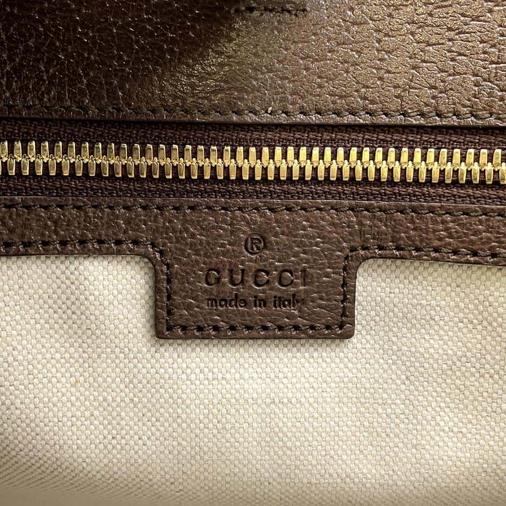 GUCCI Jumbo GG 2way Tote Bag Beige/Brown 678839 Canvas Leather