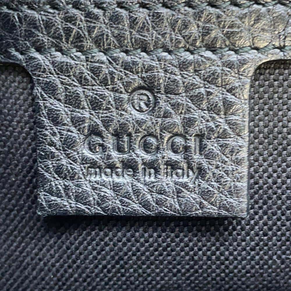 GUCCI Bamboo Shopper Tote Black 336032 Leather