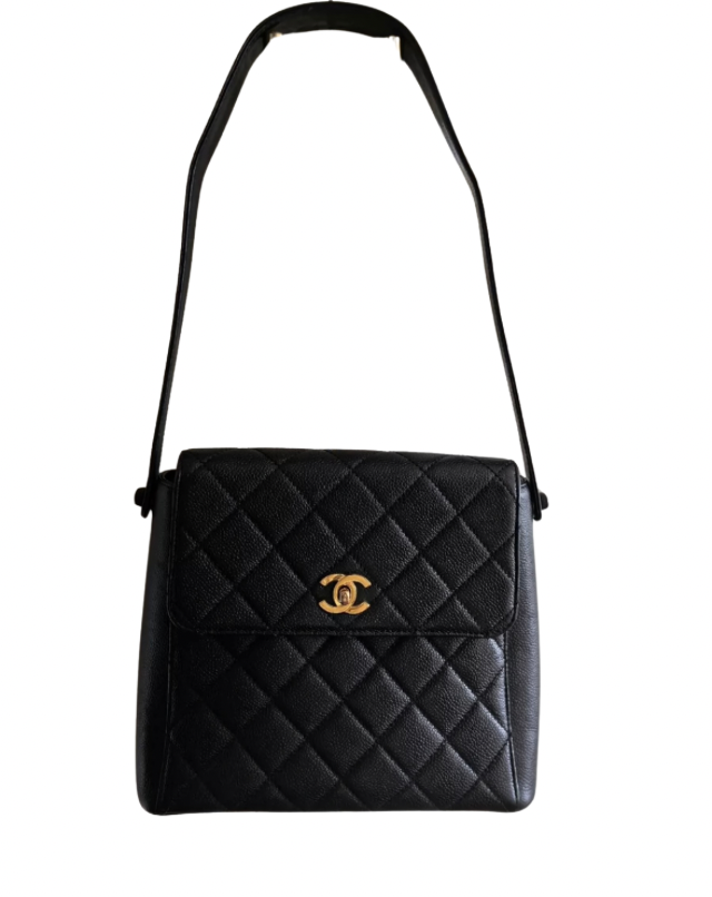 Chanel vintage caviar kelly shoulder Bag