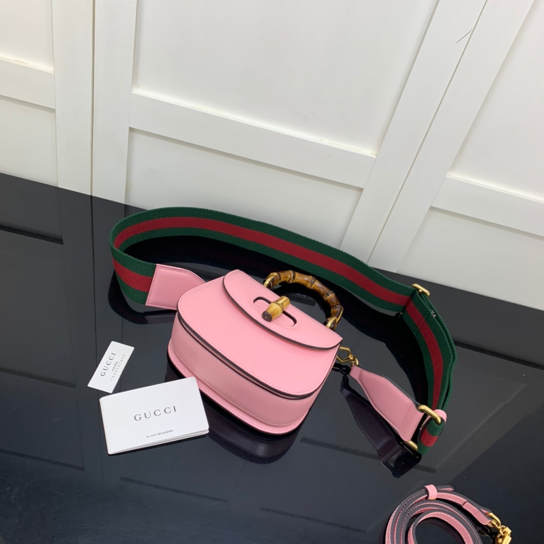 BOLSA GUCCI BAMBOO 1947 PEQUENA 17