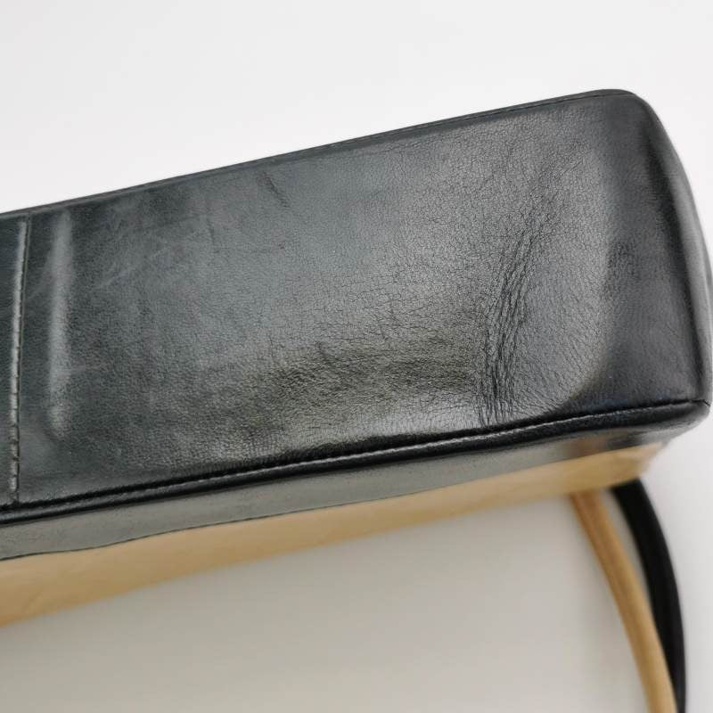 Chanel Matelasse 2.55 Bi-color Beige and Black Lambskin Leather Strap Shoulder Bag, 2000-2002